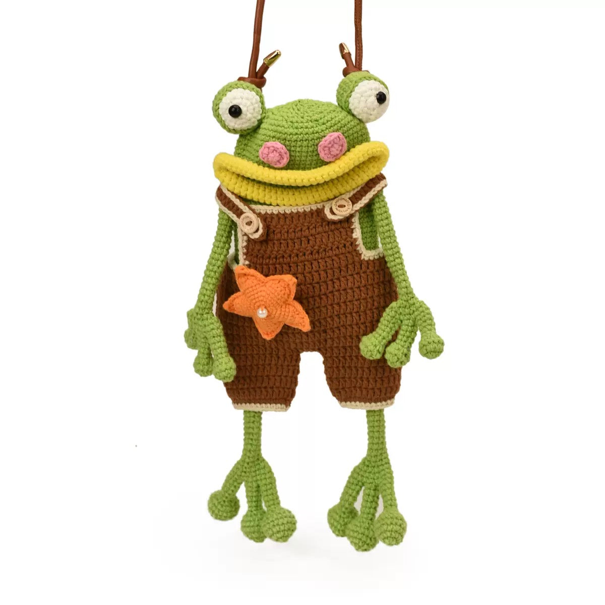 CP0002.Big Mouth Frog Crossbody Bag – Casual & Versatile