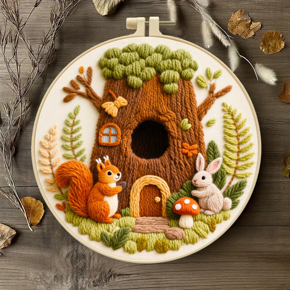 CLB0003.Autumn Series Embroidery DIY Kit(unfinished item)