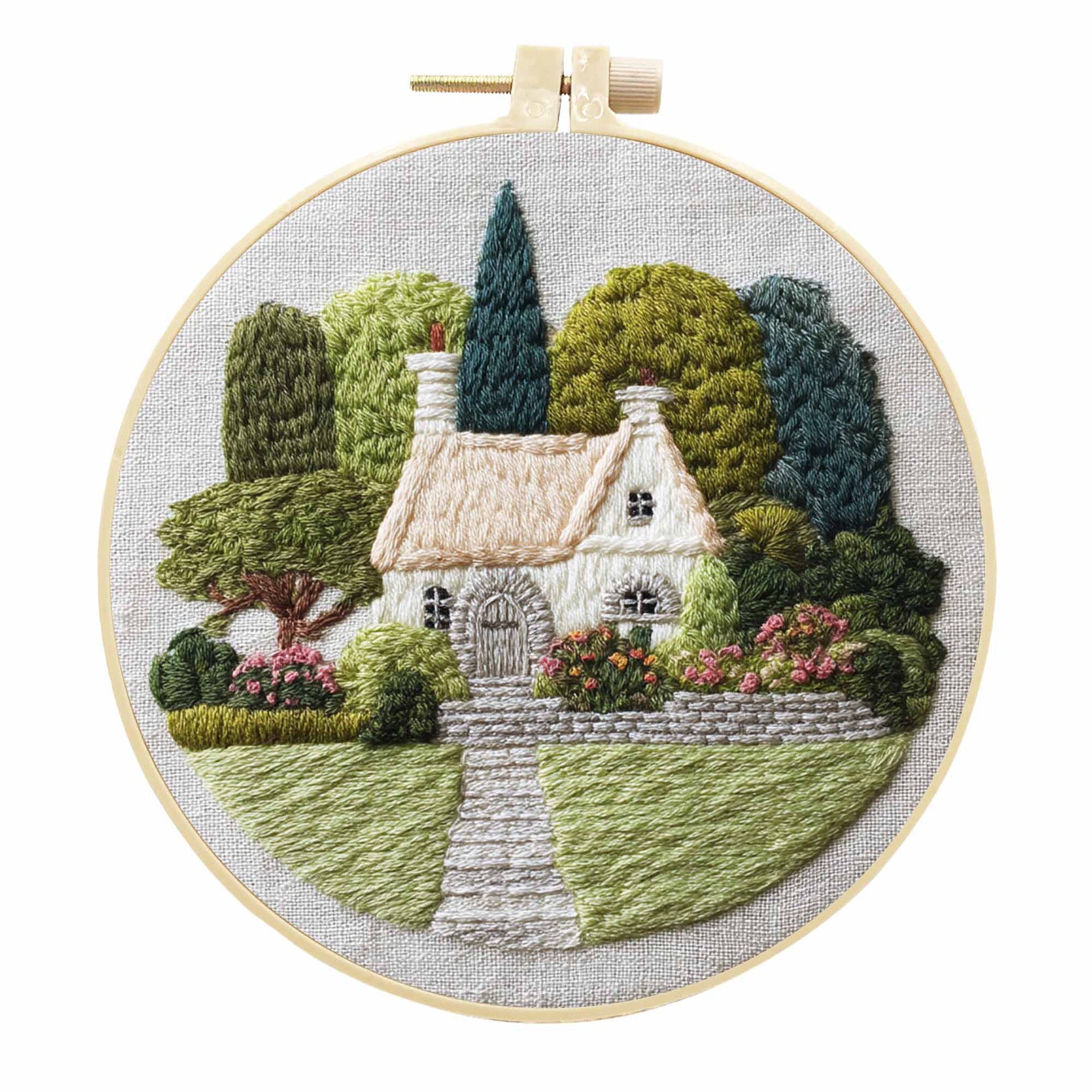 CLB0008.Countryside Home Embroidery DIY Kit(unfinished item)