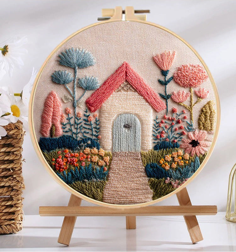 CLB0008.Countryside Home Embroidery DIY Kit(unfinished item)
