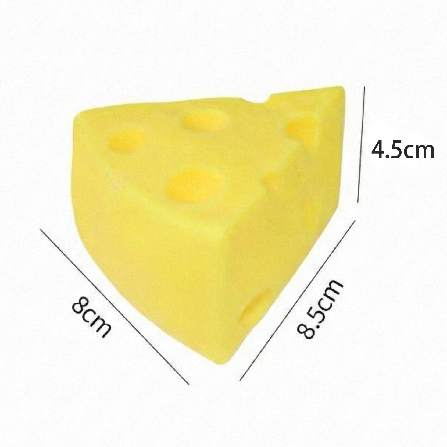 0007.【癒やしのむにむに】本物そっくり！チーズ型スクイーズ ストレス発散・リラックスに最適